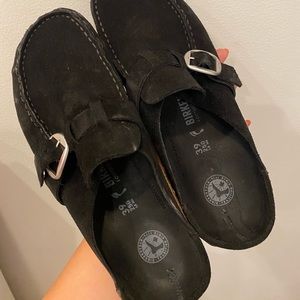 Birkenstock black slipper outdoor slip on